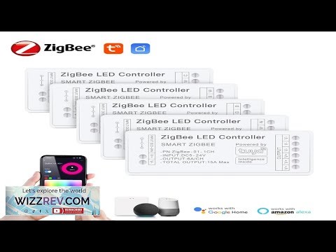 Zigbee 3.0 CCT RGBW RGB Controller LED Strip Lights Switch Dimmable Wifi