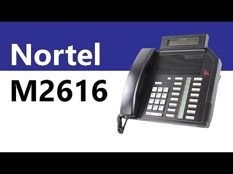 The Nortel M2616 Display Phone - Product Overview