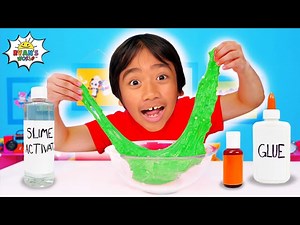 Fun Slime Challenges with Ryan! DIY Slime Experiments! - Videos For Kids