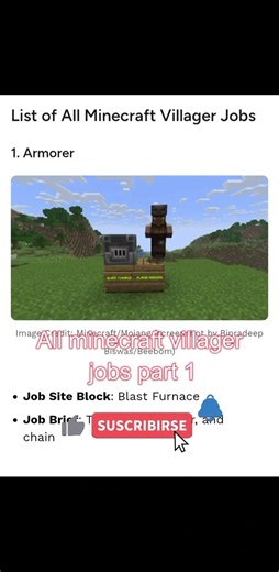 Every Minecraft Villager Job Explained!