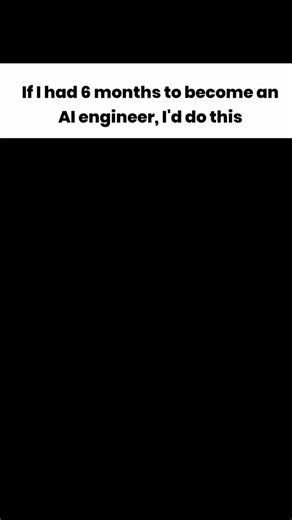 Coding | Notes | Jobs on Instagram: "I wish someone showed me this AI Engineering roadmap when I started… Becoming an AI engineer in 6 months is possible — if you follow the right stages 💡 Here’s the roadmap every beginner must save: 🔹 Stage 1 — Python Basics Syntax, loops, functions, OOP, NumPy, Pandas. 🔹 Stage 2 — Math for AI Linear algebra, statistics, probability, basic calculus. 🔹 Stage 3 — Machine Learning Regression, classification, clustering, metrics. 🔹 Stage 4 — Deep Learning Neur