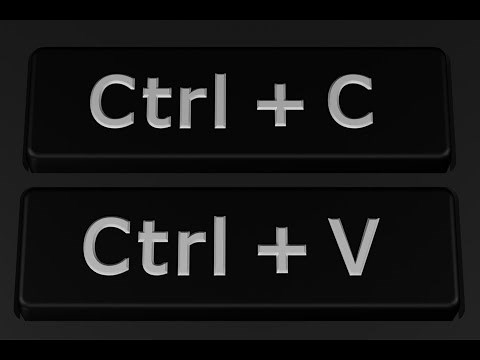 Le copier coller ou CTRL+C CTRL+V