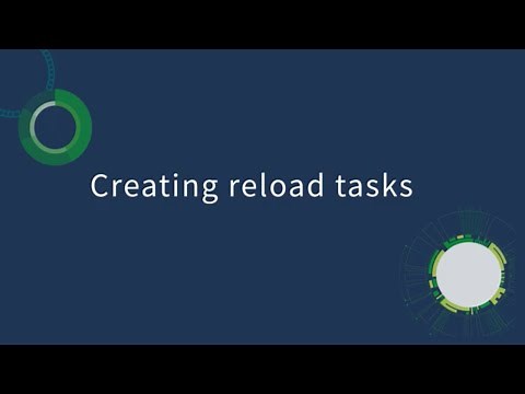 Creating a reload task in Qlik Sense Enterprise on Windows