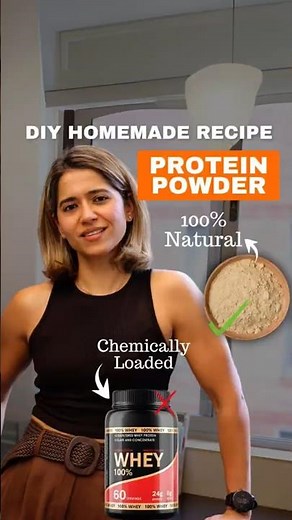 💯 Natual | DIY Homemade Protein Powder - No Chemicals #proteinpowder #homemadeproteinpowder #protein
