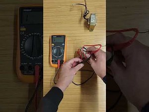 How to test a transformer and a choke using a standard multimeter