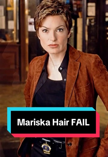 Mariska says her botched haircut almost got her FIRED from SVU! 🫣 #hairfail #mariskahargitay #lawandorder #SVU
