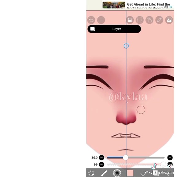 tutorial nose#fypage #artist #digitalart #tutorial #tutorialshading#tutorials #tutorialsakuraschoolsimulator #4upage #sbsokasik😝 #gasukaskip📵 #shadingcarakter #spenpaintdigital#tutorial #sakuraschoolsimulatoredit