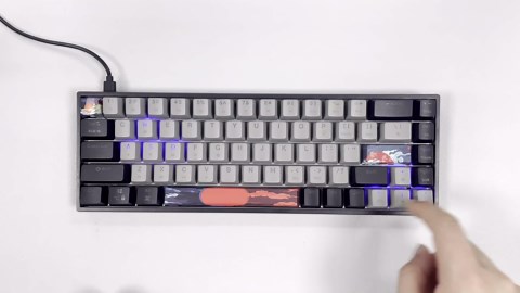 Amazon.com: Mosptnspg Protable 60% Percent Gaming Keyboard Mechanical, Mini Compact RGB Backlit 68 Keys Wired Office Keyboard with Red Switch for Mac/Win (Dolch/red Switch 68) : Video Games