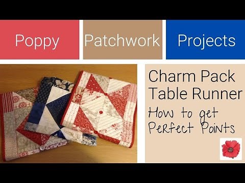 Charm Pack Table Runner - Quilt Tutorial