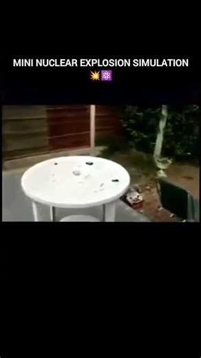 Mini Nuclear Explosion 💥⚛️ | Exploring the Power of Physics & Science