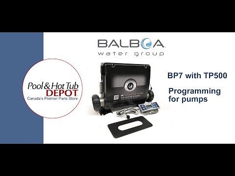 Balboa BP7 TP500 Programming