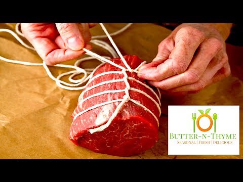 How to Truss and Tie a Butchers / Chefs Knot for the Perfect Roast