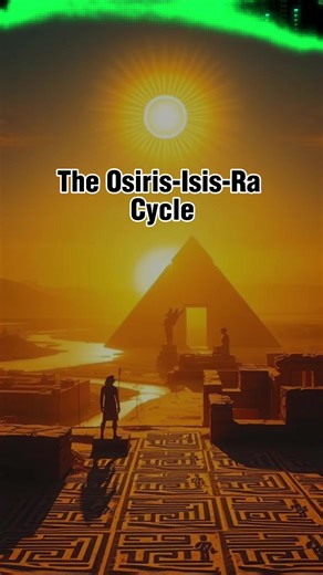 The trinity of Osiris, Isis, and Ra is more than legend. It’s a map of how we rise again and again. We are the living continuation of that cosmic cycle. 🌅 #MatrixRevealed #OsirisIsisRa #AncientMemory #HiddenInPlainSight #MythsOfTheMatrix