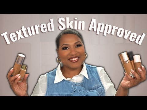 FULL COVERAGE Foundations PERFECT for Texture and Large Pores | Swatches + Try-On!