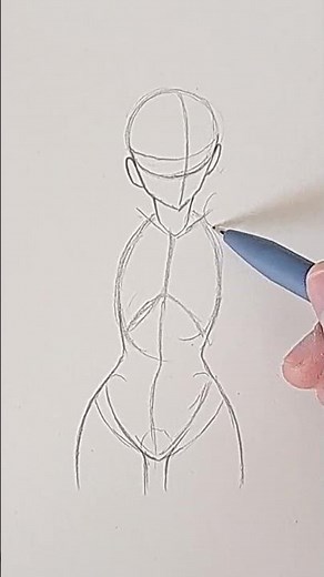 How To Draw The Female Torso With Arms Up