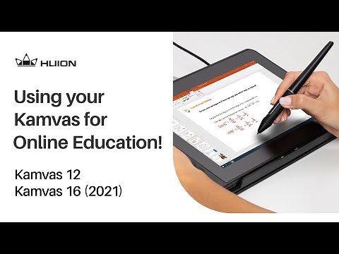 How to use your Huion Kamvas Pen Display for powerpoint presentation?