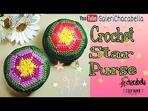 DIY Crochet Coin Purse || How to Crochet Mini Coin Purse With Zipper For Beginners‪@Chacabella‬