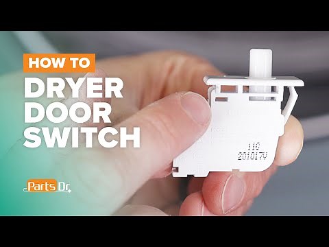 Fix dC, dF, d0, dE Error Codes! How to replace Samsung dryer door switch part # DC64-00828B