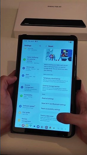 How To Factory Reset Samsung Galaxy Tab A11 Quick Guide