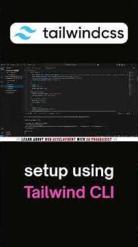 Tailwind CSS Setup with CLI in 2025 #TailwindCSS🔥