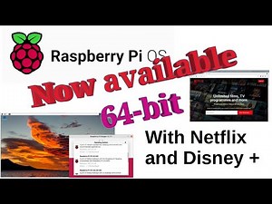 Raspberry Pi 64 bit OS - official 64bit OS now available with Netflix and Disney+