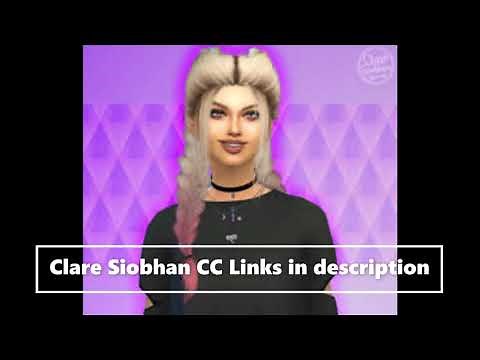 CLARE SIOBHAN SIMS 4 CC FOLDER