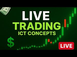 Live Futures Trading on Flash PMI Release – ICT Concepts in Action