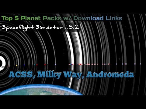 SFS 1.5.2 || Top 5 Planet Packs w/ Download Links | Spaceflight Simulator |