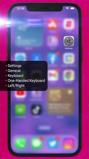 How To turn on iPhone one-handed keyboard | T-Mobile #shorts