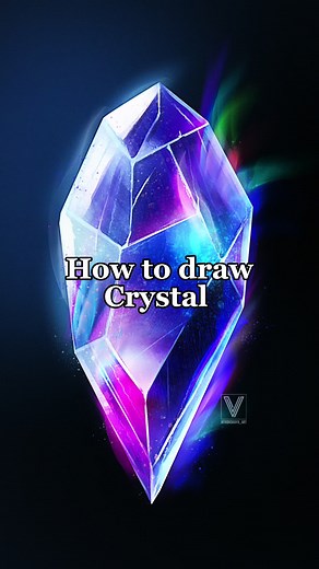 Step-by-Step Crystal Drawing Tutorial