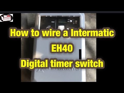 How to install a Intermatic EH40 Digital timer switch