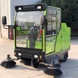[Hot Item] Industrial Electrical Street Washing Cleaner Vacuum Sweeper Machine