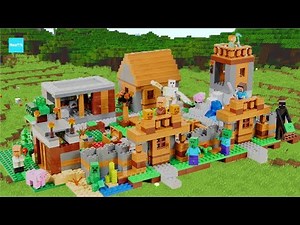 LEGO Minecraft The Village the gate Ver. 21128 Build & Review