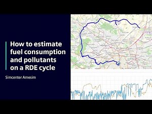 HOW TO Estimate fuel consumption and pollutants on a RDE cycle with Simcenter Amesim | Tutorial