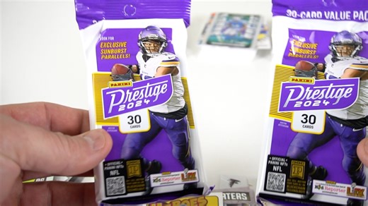 Watch Really fun Prestige football cards to rip open on Amazon Live