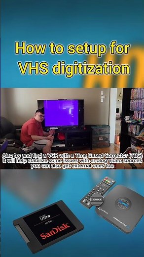 How to digitize VHS tapes with the proper setup