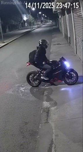 Assalto a moto registrado