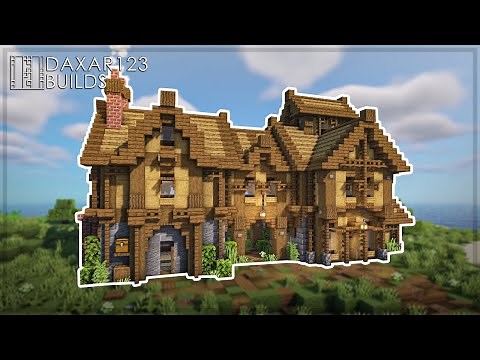 HOUSE On ISLAND | HOW to Build a Medieval BASE / HOUSE Minecraft TUTORIAL