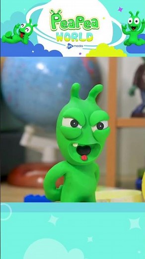 Pea Pea pretend play selling food 🍕 Pea Pea World #animation #peapea #minifood