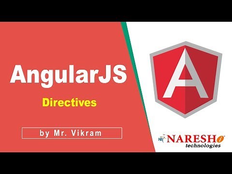 AngularJS Tutorial - Directives AngularJS Framework | AngularJS Tutorial for Beginners
