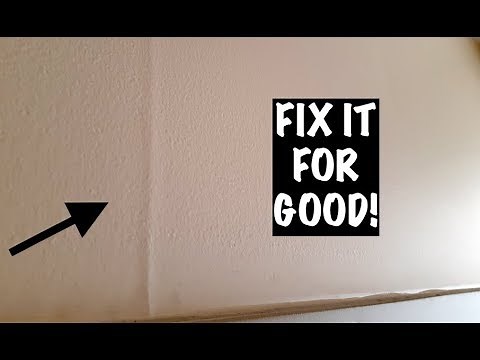 HOW TO REPAIR DRYWALL (PEAKED JOINTS)