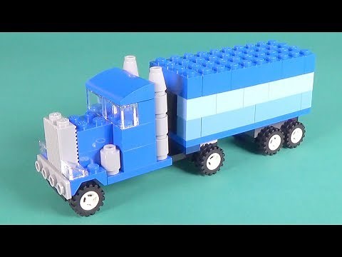 Lego Semi-Truck Building Instructions - Lego Classic 10705 "How To"