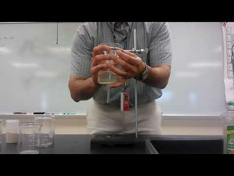 Decantation (sand and water)