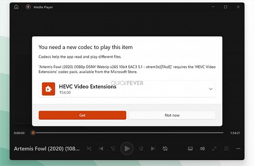 Install HEVC Codec on Windows 11 (H.265 Support)