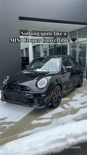 Just something about a MINI Cooper convertible #MINIConvertible #OpenTopDriving #MINILife