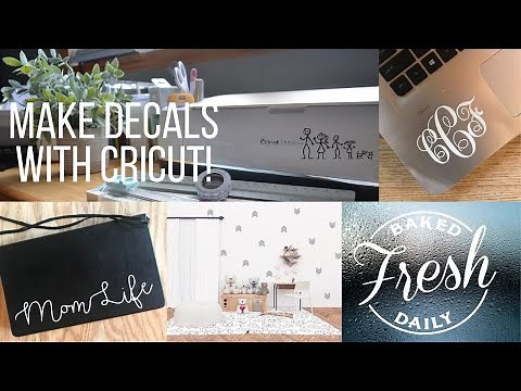 How to Make Decals with Cricut / Cricut Maker, Explore Air 2