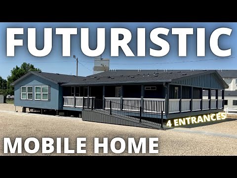 FUTURISTIC MOBILE HOME! This house will BLOW your MIND! Triple Wide Home Tour