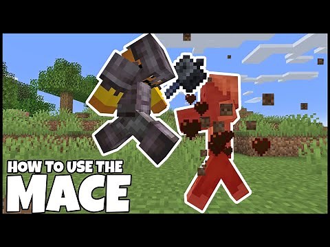 How To Use THE MACE In MINECRAFT