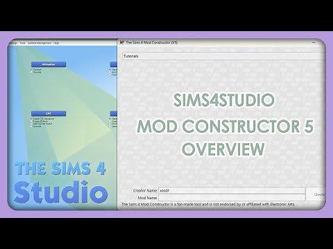 SIMS 4 STUDIO OVERVIEW & MOD CONSTRUCTOR 5 OVERVIEW | SIMS 4 MODDING TUTORIAL | EP.1