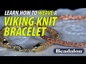 How To Make a Viking Knit Bracelet
